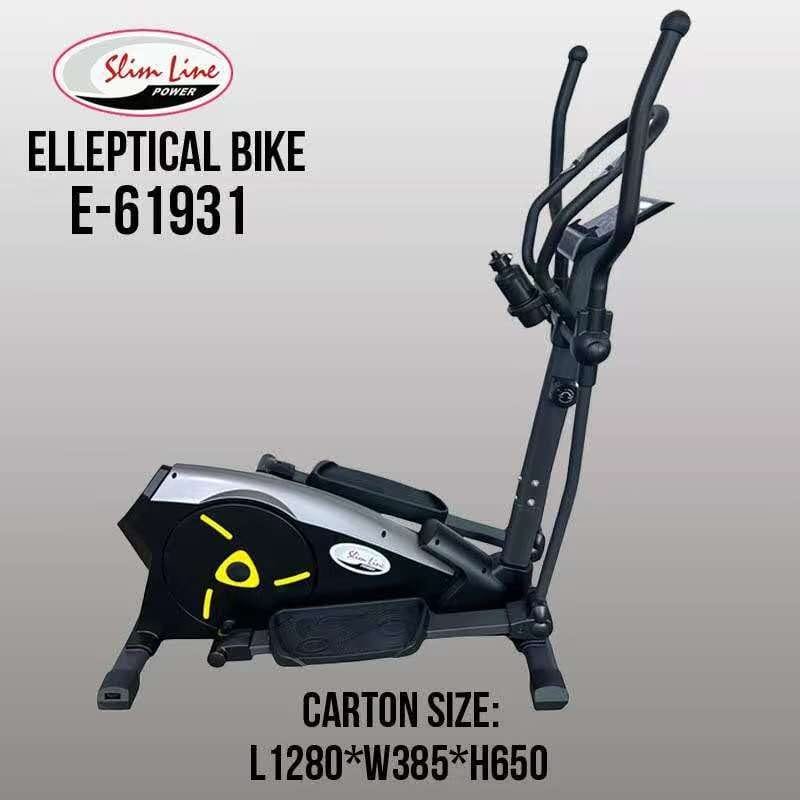 Slim Line Power Elliptical Bike E-61931 - Home Cardio Trainer